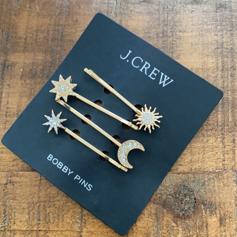 J. Crew Celestial Bobby Pin Pack. Set of 4. - Picture 3 of 10